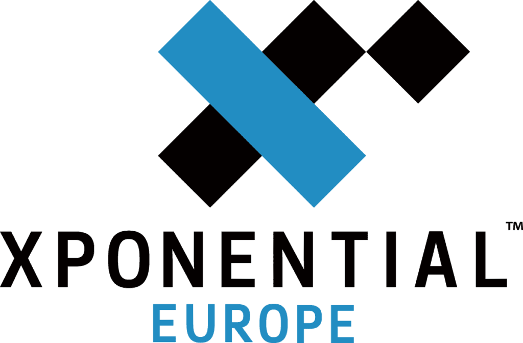 Logo der XPONENTIAL Europe – Fachmesse für autonome Systeme und Robotik