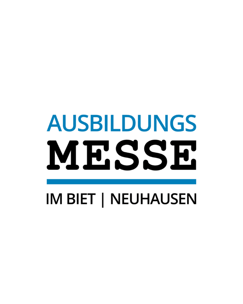Logo der Ausbildungsmesse im Biet in Neuhausen