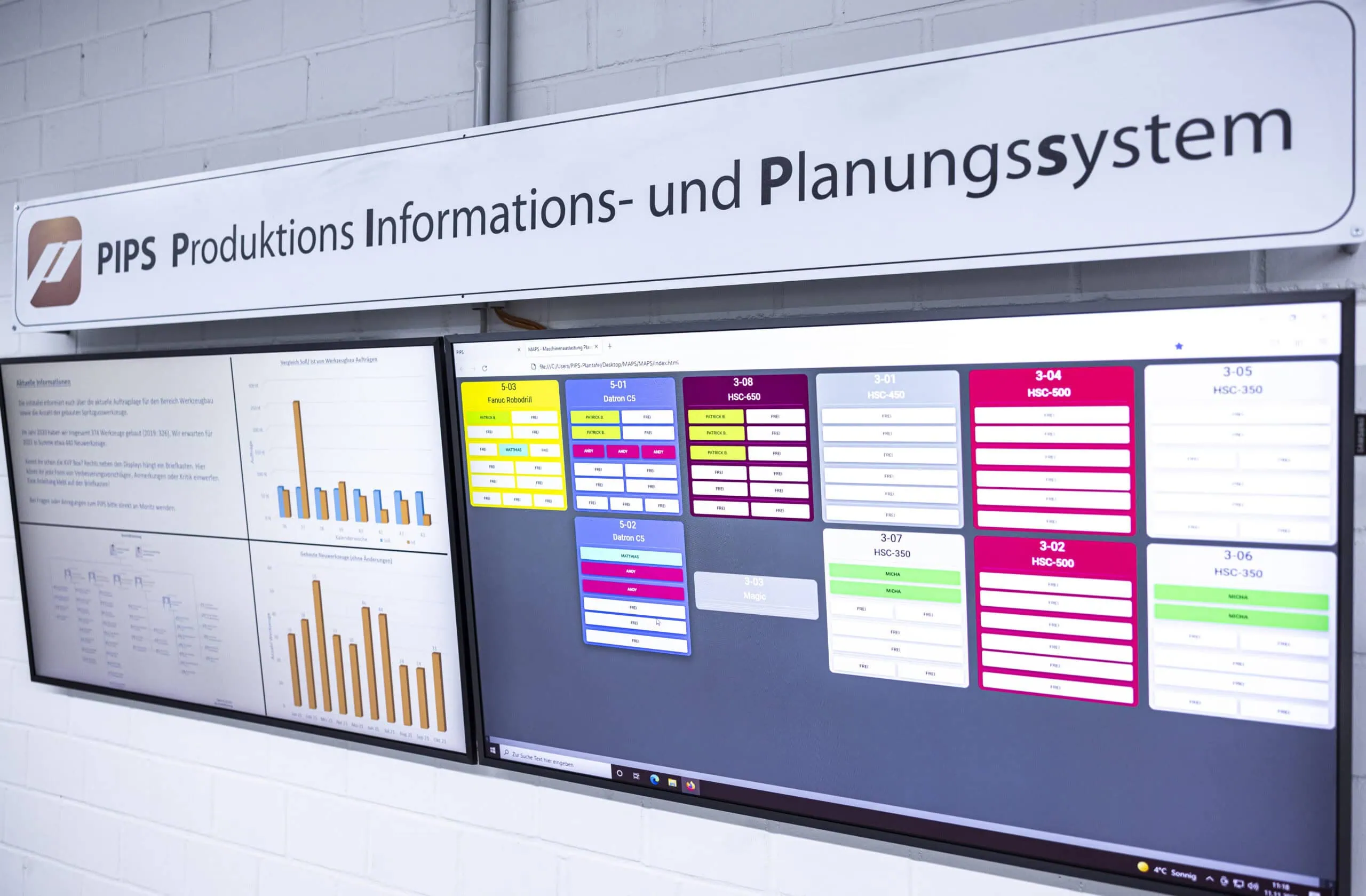 Digitales Produktions- und Planungssystem zur Steuerung der Fertigung bei priomold.